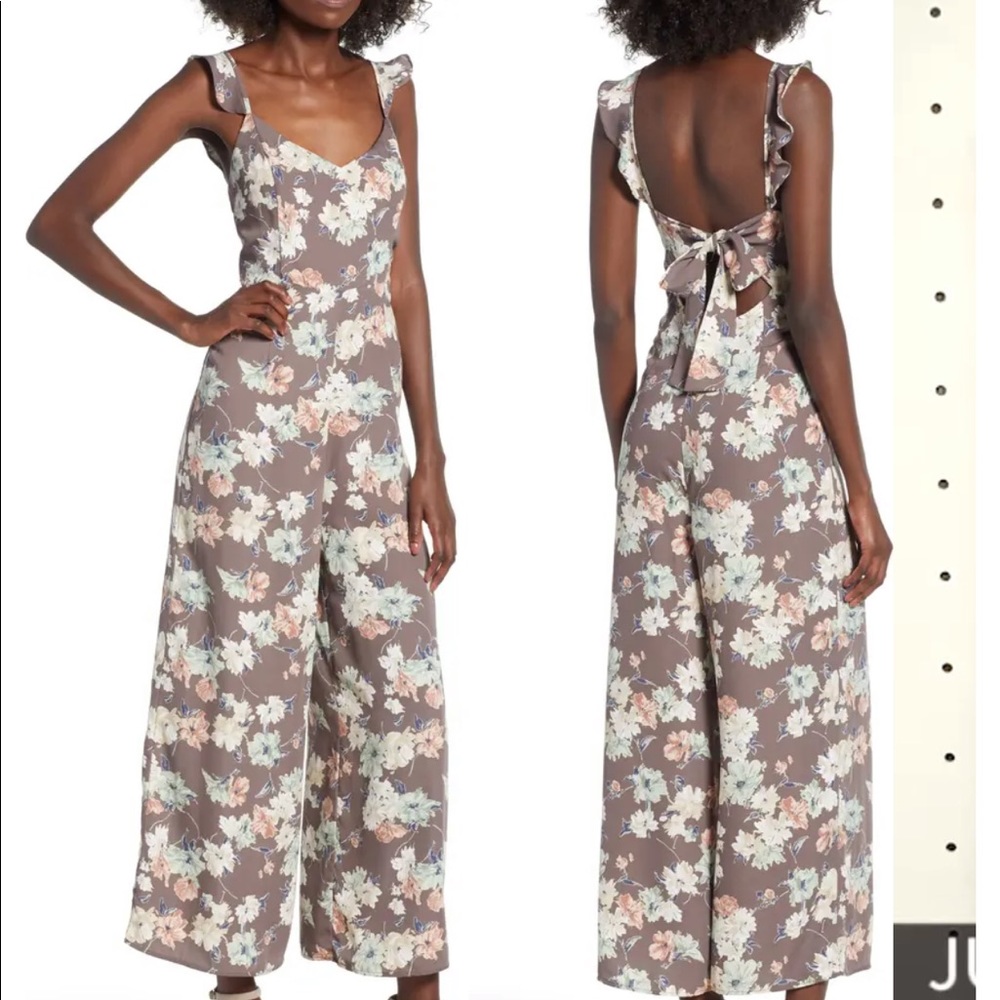 Leith Ruffle Strap Jumpsuit - image 1